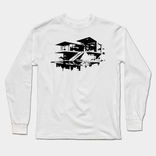 Abstract Architecture Long Sleeve T-Shirt